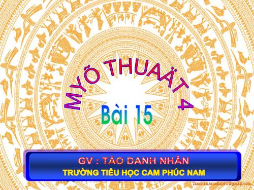 Bài 15. Vẽ chân dung