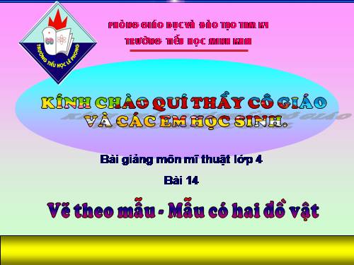 Bài 14. Mẫu có hai đồ vật