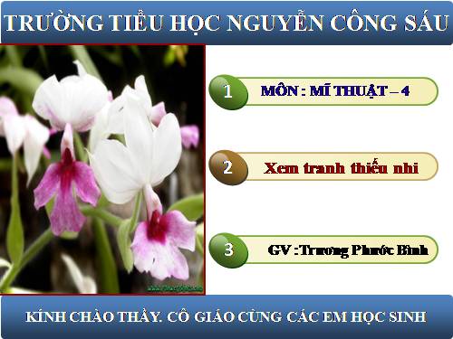 Bài 26. Xem tranh của thiếu nhi