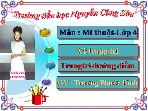 Bài 13. Trang trí đường diềm