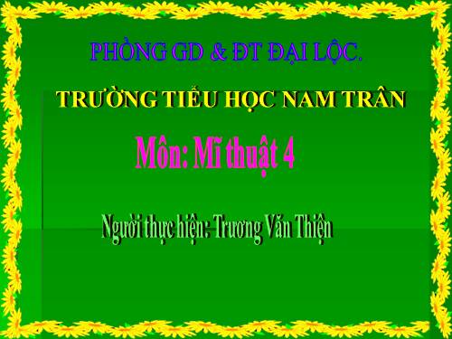 Bài 13. Trang trí đường diềm