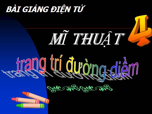 Bài 13. Trang trí đường diềm