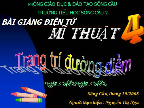 Bài 13. Trang trí đường diềm