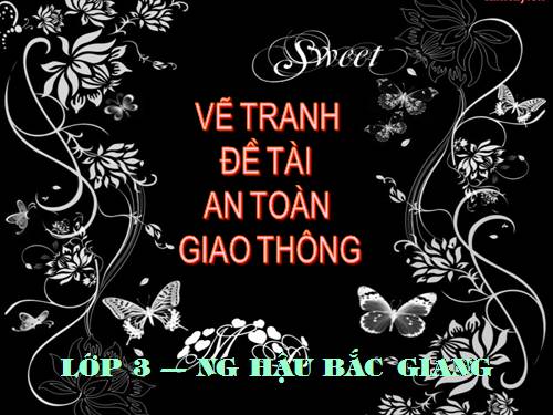 Bài 29. Đề tài An toàn giao thông