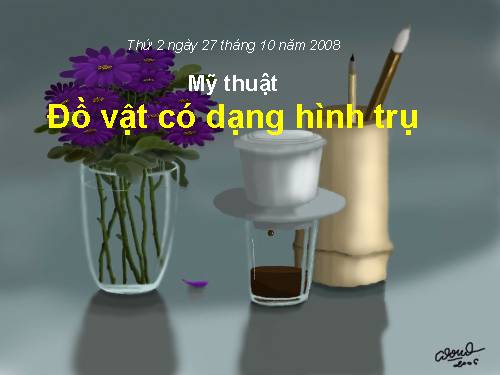 Bài 10. Đồ vật có dạng hình trụ