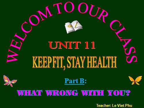 Unit 11. Keep fit, stay healthy