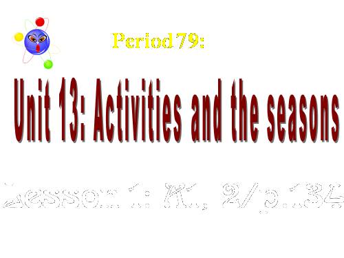 Unit 13. Activities