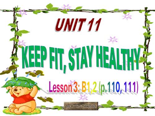 Unit 11. Keep fit, stay healthy