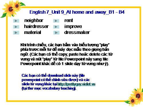 Unit 9. At home and away