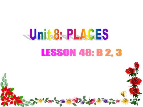 Unit 8. Places