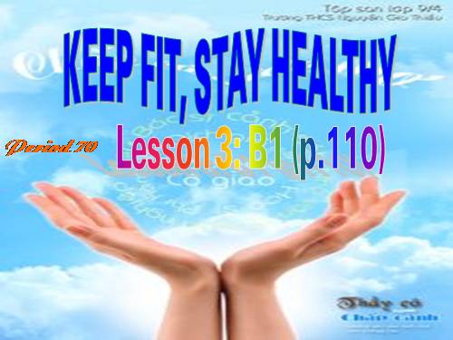 Unit 11. Keep fit, stay healthy