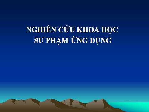 Nghiên cứu KHSPUD