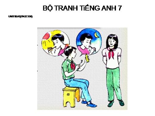 BỘ TRANH TiẾNG ANH 7 - UNIT10