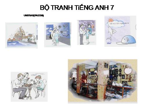 BỘ TRANH TiẾNG ANH 7 - UNIT 9.