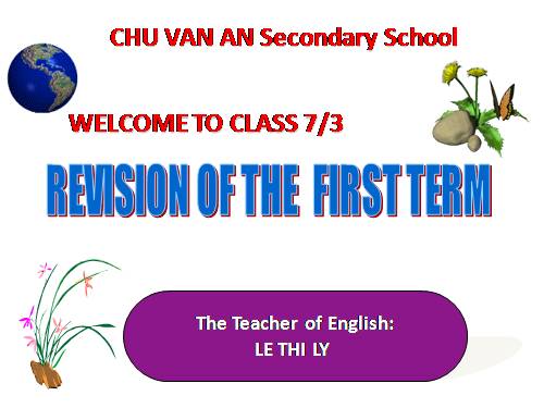 Bài ôn Học kỳ 1
