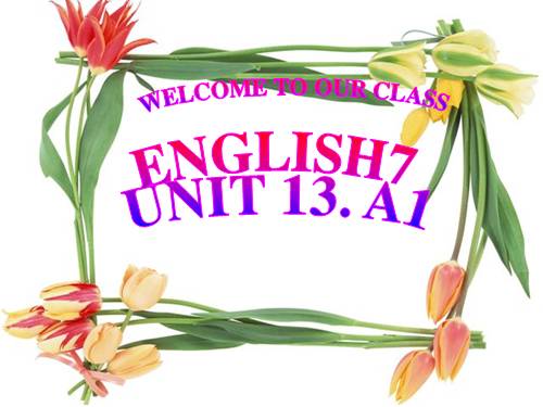 Unit 13. Activities