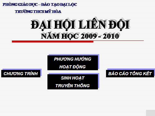 dai hoi lien doi