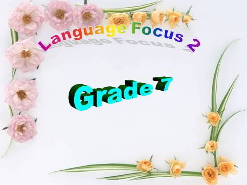 tranh language focus 2 lớp 7