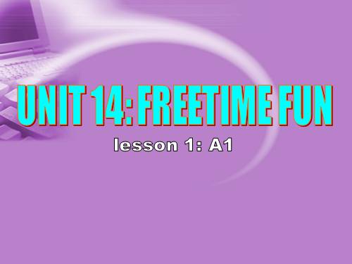 Unit 14. Freetime fun
