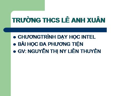 Chương trình dạy học Intel