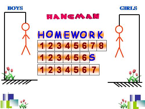 Games for English Lesson