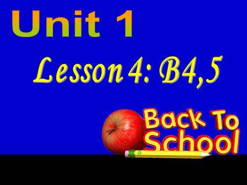 Unit 1. Back to school