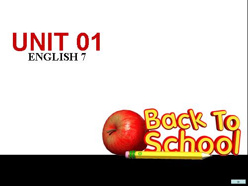 Unit 1. Back to school