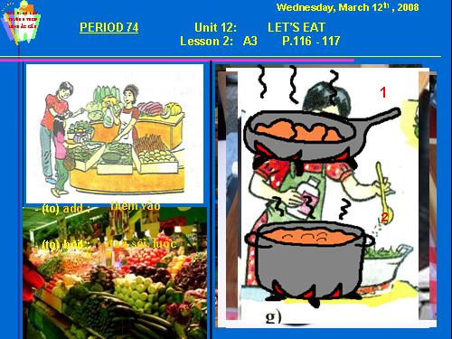 Unit 12. Let s eat