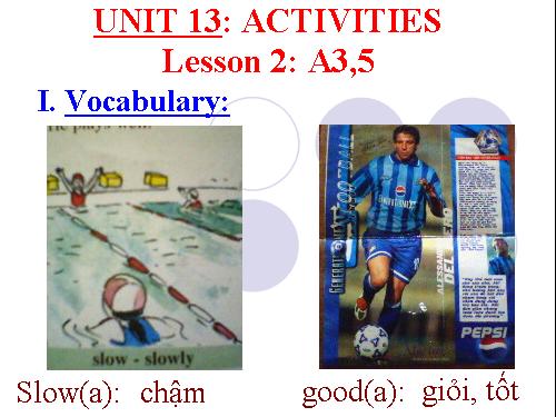 Unit 13. Activities