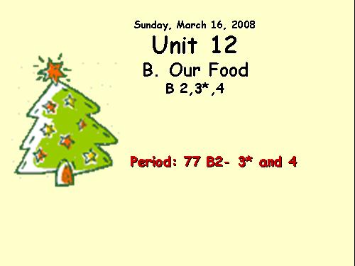 Unit 12. Let s eat
