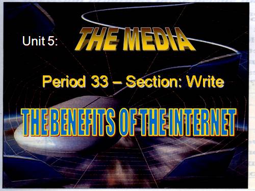 Unit 5. The media