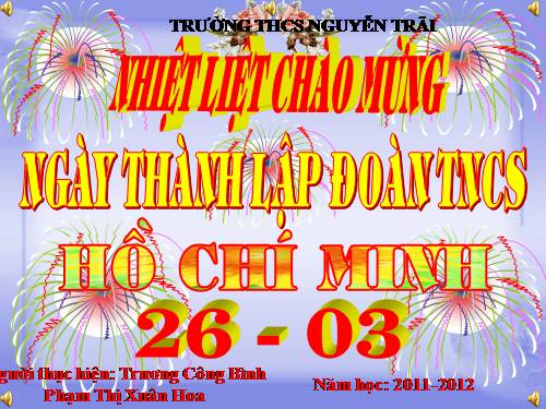 chu diem thang 12 lop 6