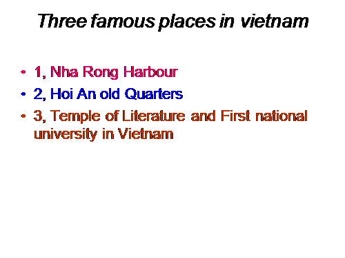 famous places in vn