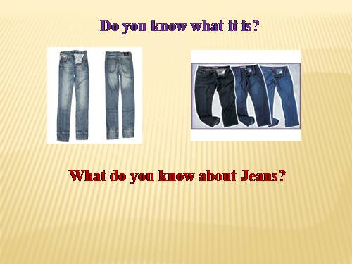 Unit 2. Clothing