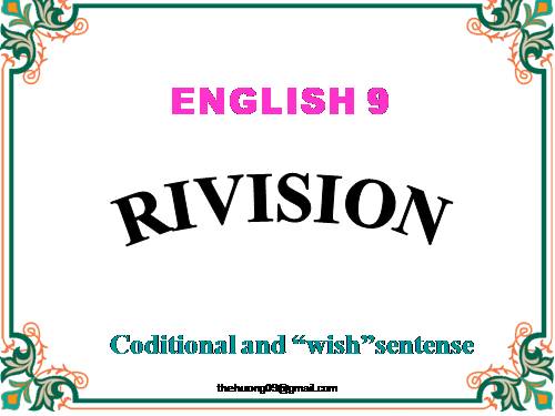E9 coditional, and 'wish' sentnse