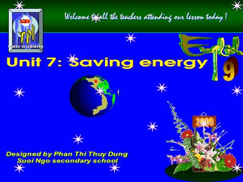 Unit 7. Saving energy