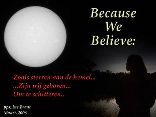 Because we believe