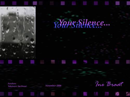 Your silence