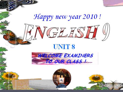 Unit 8. Celebrations