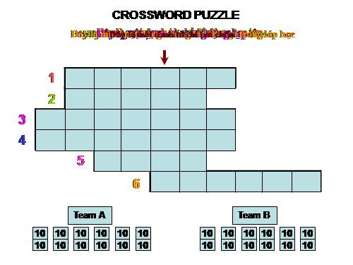 Game Crossword Puzzle