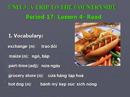 Unit 3. A trip to the countryside