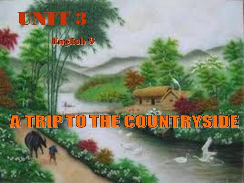 Unit 3. A trip to the countryside