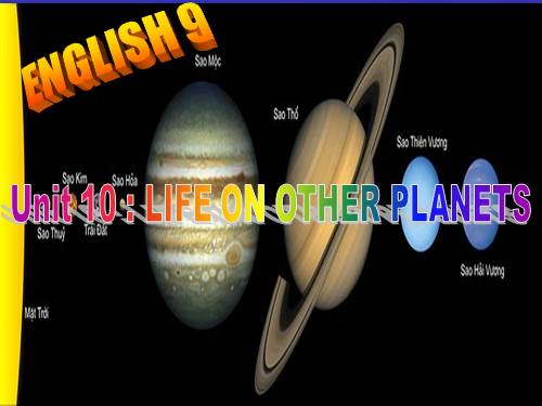 Unit 10. Life on other planets