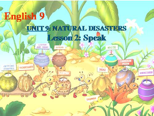Unit 9. Natural disaters