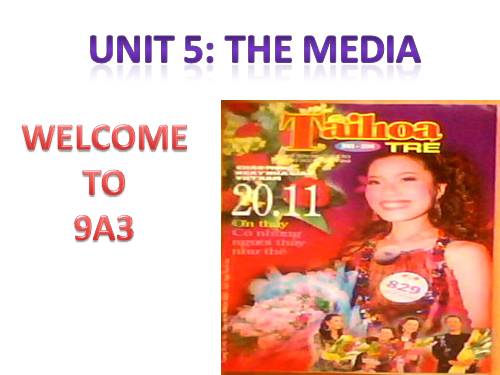Unit 5. The media