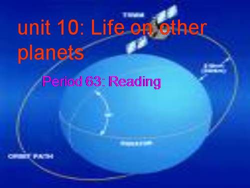 Unit 10. Life on other planets