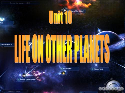 Unit 10. Life on other planets