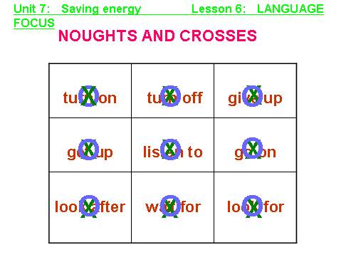 Noughts and crosses