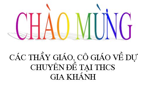 Chuyên đề Anh năm học 2007-2008