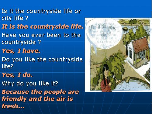 Unit 3. A trip to the countryside